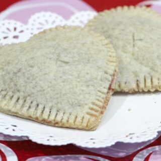 Mini Heart Pies Recipe with Cherry Filling