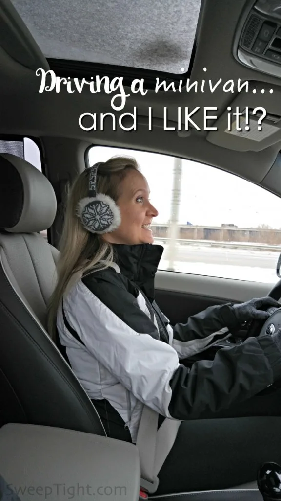 Shelley driving the 2016 Kia Sedona.