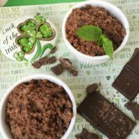 DIY Mint Chocolate Sugar Scrub Recipe