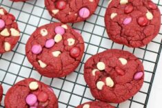 Easy Red Velvet Cookies Recipe - Valentine's Day Cookies