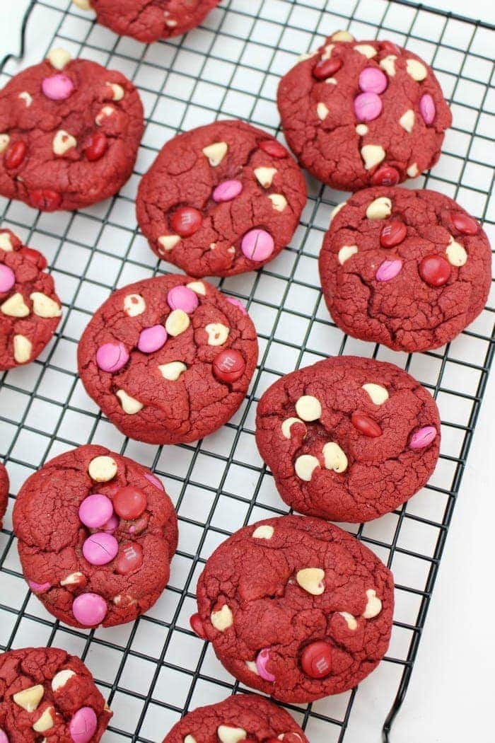 Easy Red Velvet Cookies Recipe - Valentine's Day Cookies