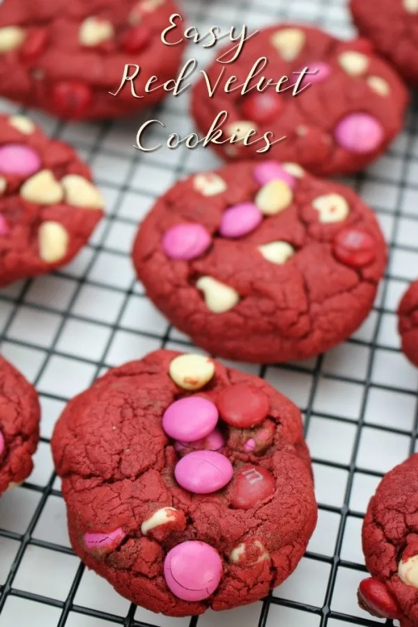 Easy Red Velvet Cookies Recipe - Valentine's Day Cookies