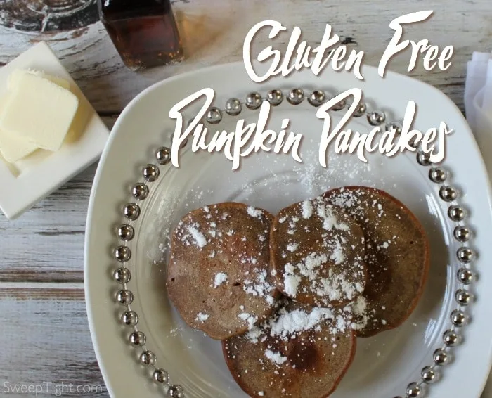 Gluten free pancakes recipe - high protein pumpkin pancakes