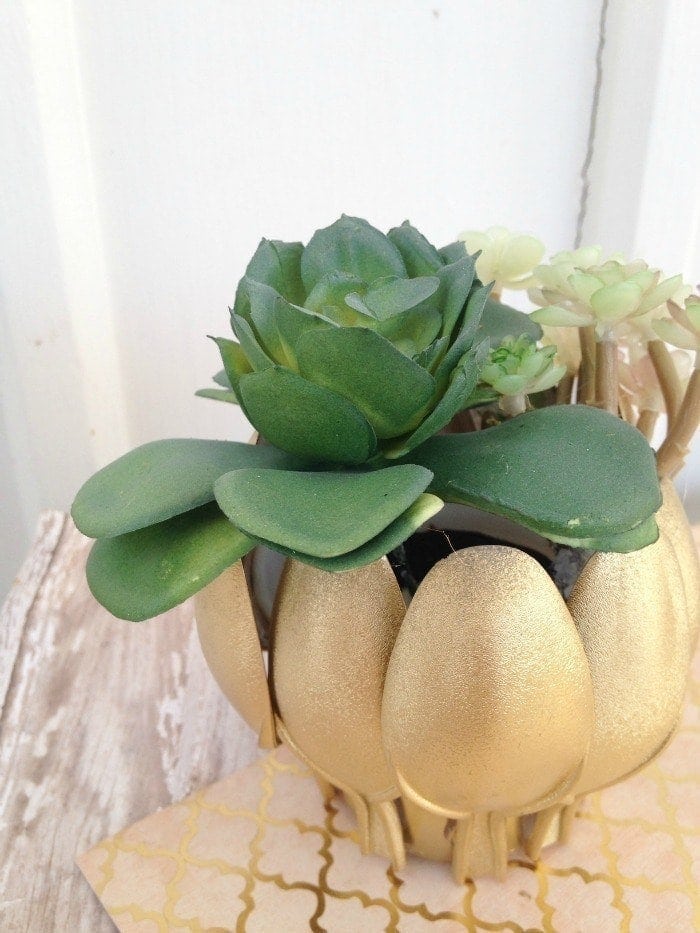 Plastic Spoon Craft - Easy Upcycled Lotus Planter