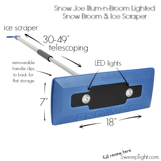 Snow Joe Telescoping Snow Broom Ice Scraper review