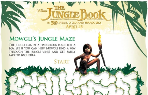 Free Disney Activity sheets The Jungle Book