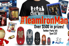 Team Iron Man Giveaway and Twitter Party! #TeamIronMan #CaptainAmericaEvent