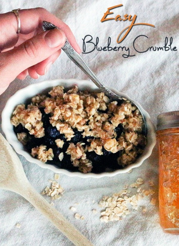 Easy Blueberry Crumble Recipe