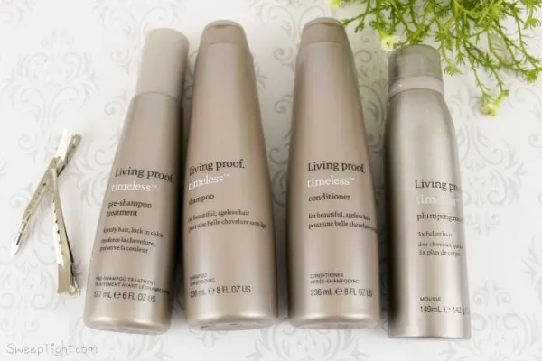 Living Proof Hair bottles. 