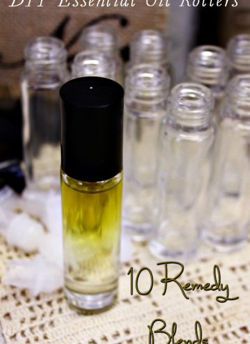 DIY Essential Oil Roller Bottles - 10 Remedy Blends