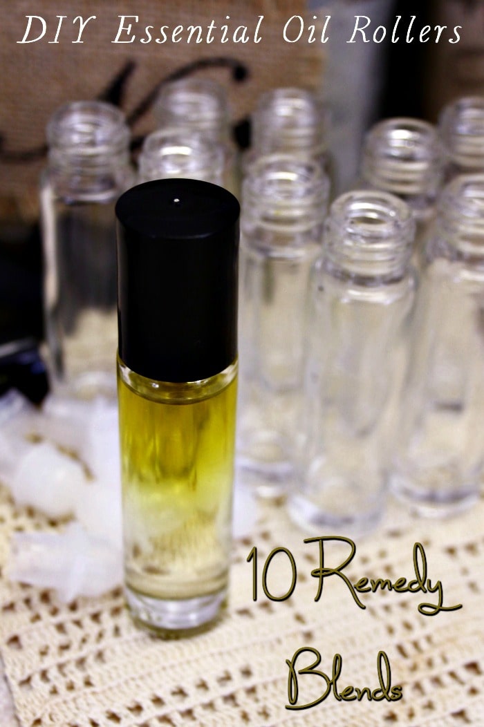 DIY Essential Oil Roller Bottles – 10 Remedy Blends