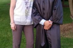 Adam's 8th Grade graduation. Planning college loans for parents helping their kids pay for school. #CollegeAveLoans #ad
