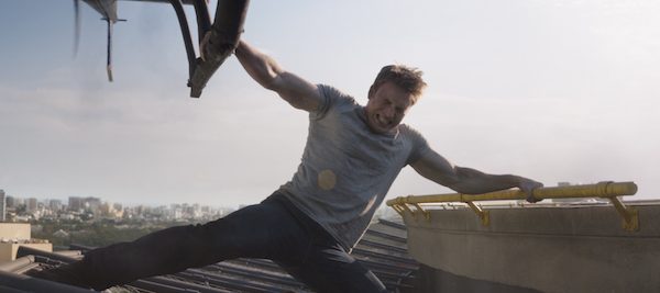 Chris Evans in Civil War looking Buff