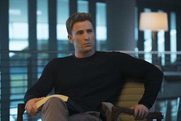 Smoldering Chris Evans in Captain America