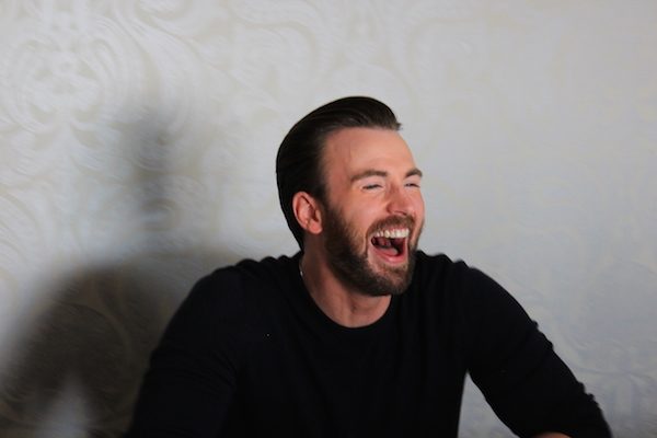 Chris Evans Laughing
