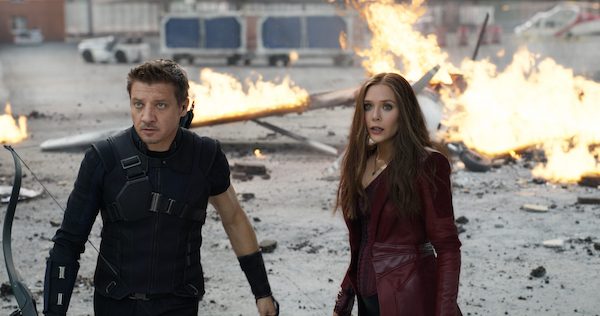Exclusive Interview with Elizabeth Olsen and Jeremy Renner for Captain America: Civil War #CaptainAmericaEvent
