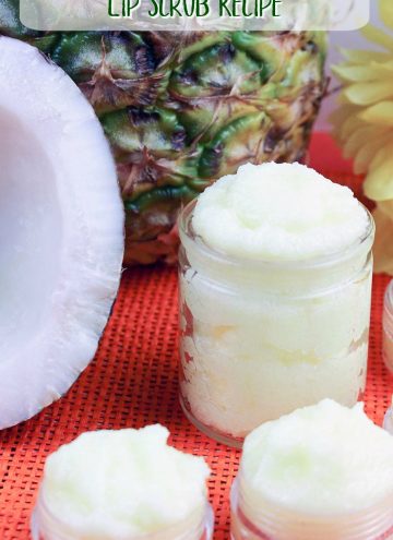 DIY Sugar Lip Scrub - Pina Colada Sugar Scrub Recipe