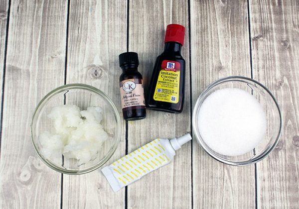 DIY Sugar Lip Scrub - Pina Colada Sugar Scrub Recipe