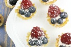 Easy Mini Fruit Tart Recipe - 4th of July Party Food
