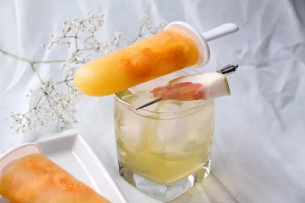 Orange Cream Pop Cocktail and Tangerine Popsicle
