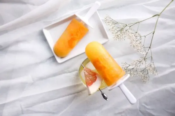 Orange Cream Pop Cocktail and Tangerine Popsicle