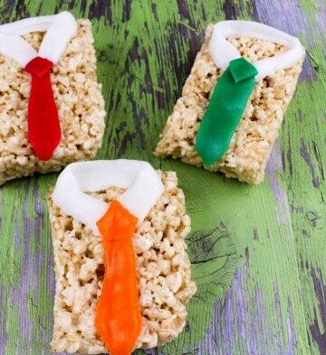 Tie Rice Krispies Treats Recipe for Father's Day