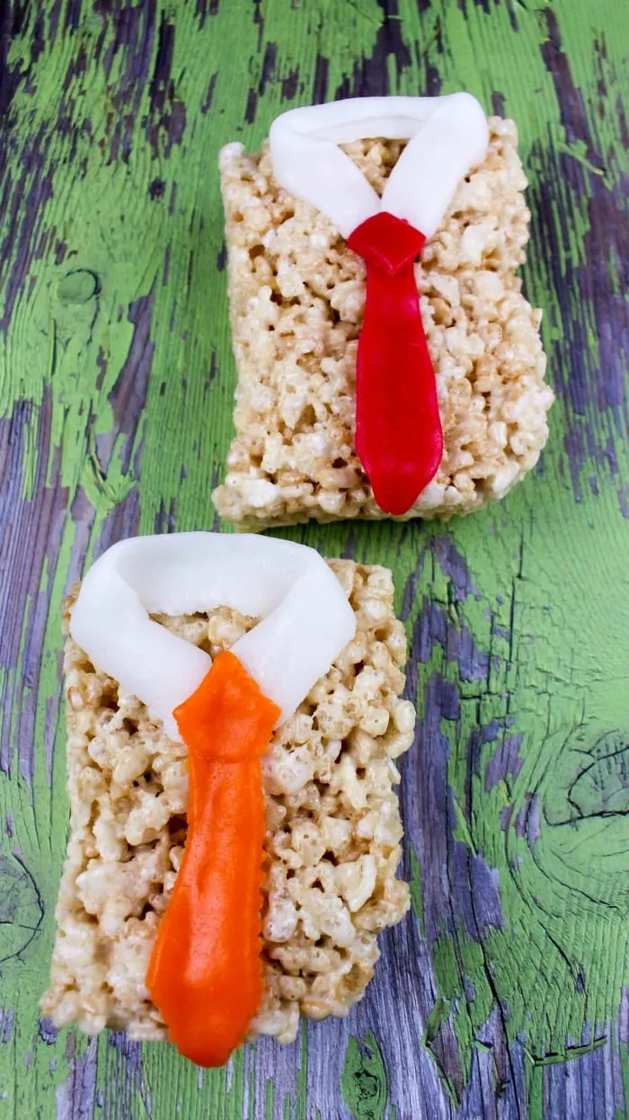 Tie Rice Krispies Treats Recipe for Father's Day