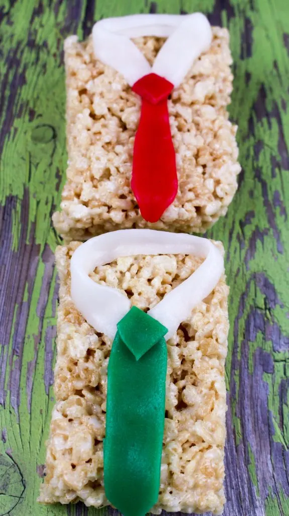 Tie Rice Krispies Treats Recipe for Father's Day