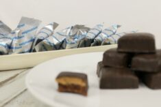 Salted Caramel Brownie Bites from Weight Watchers make the best quick party snacks #TasteAndBelieve #IC #ad
