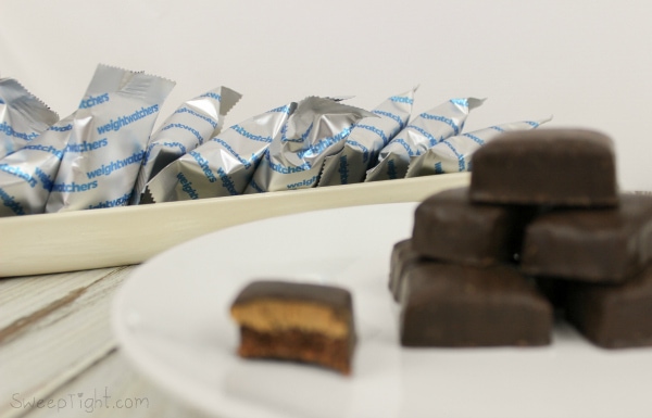 Salted Caramel Brownie Bites from Weight Watchers make the best quick party snacks #TasteAndBelieve #IC #ad