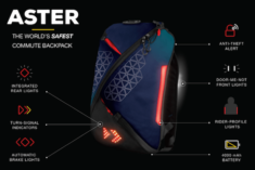 Aster - safest backpack for biking EVER