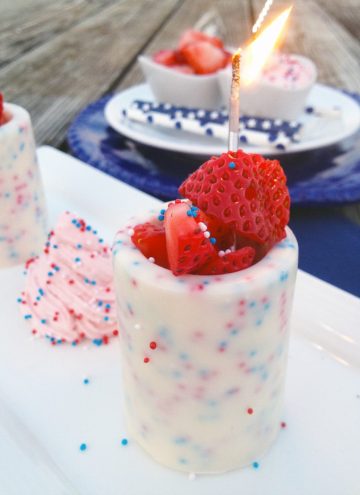 White Chocolate Shot Glass Molds Recipe
