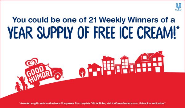 Ice Cream Sweepstakes