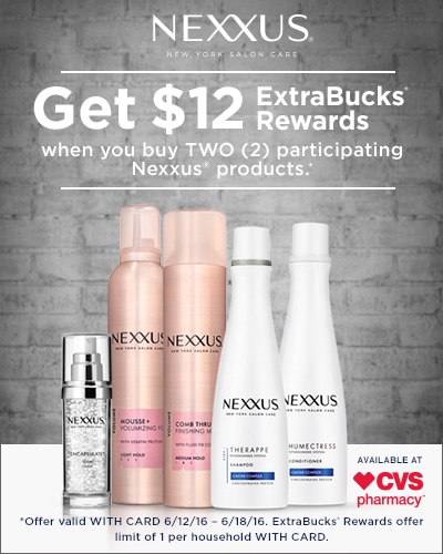 Nexxus savings at CVS #ohyeahhealthyhair