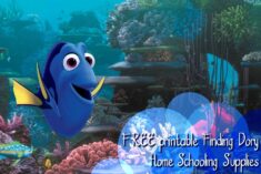 Free Printable Finding Dory Home Schooling Supplies