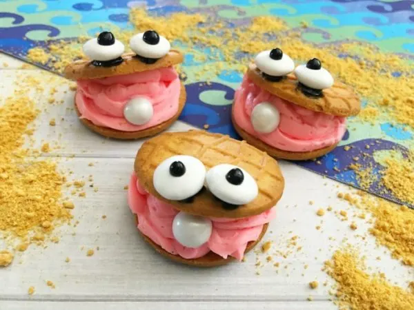 DIY Clam Cookies for Under the Sea Theme Party