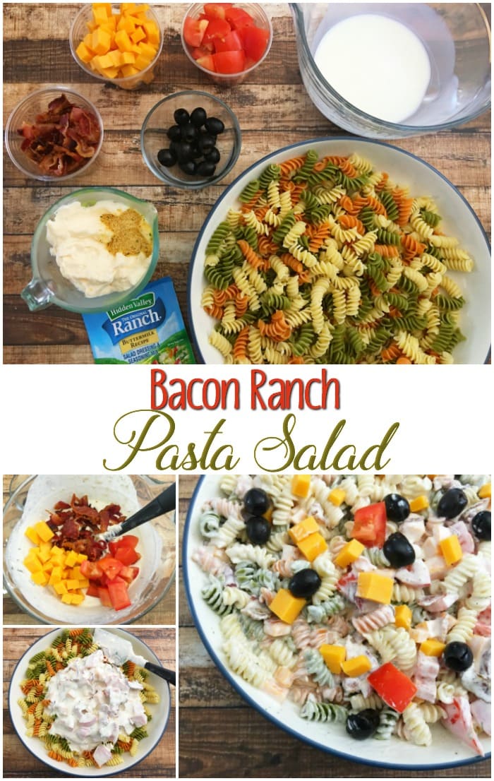 Bacon Ranch Pasta Salad Recipe