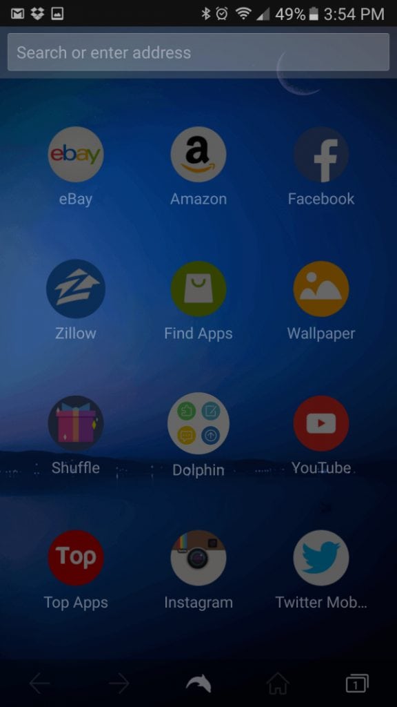 dolphin browser android flash