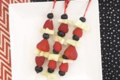 Fruit skewers - firework fruit kabobs
