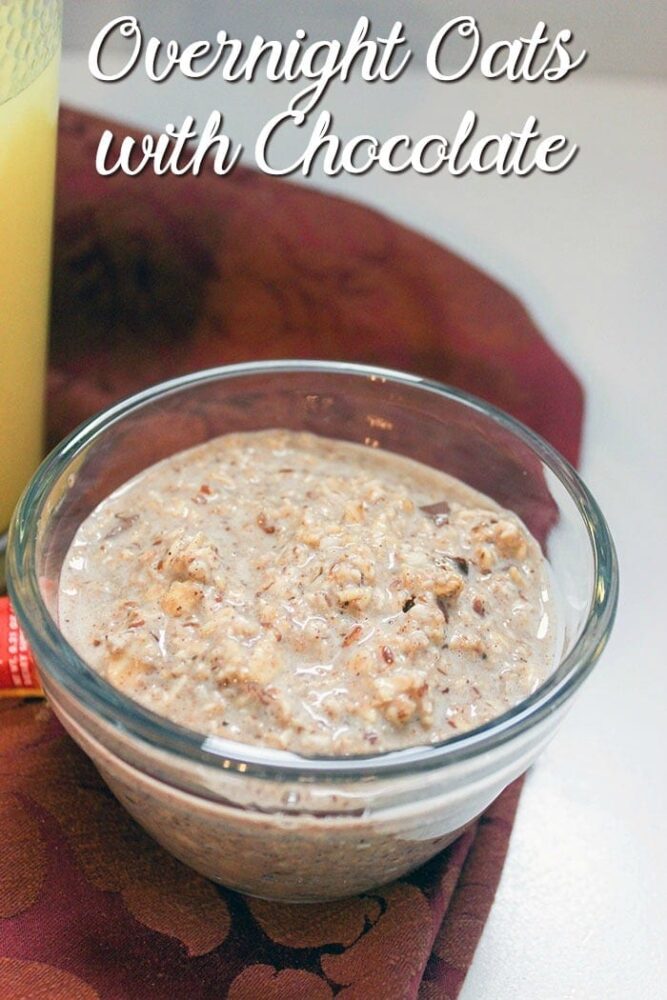 Simple Overnight Oats Recipe With Dark Chocolate A Magical Mess 