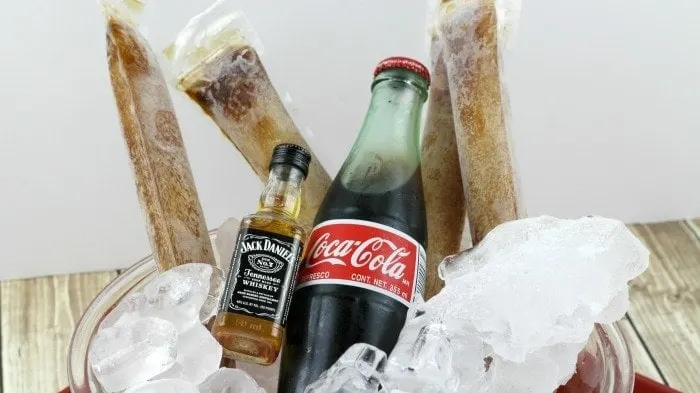 Jack and Coke Homemade Freeze Pops Recipe