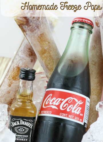 Jack and Coke Homemade Freeze Pops Recipe