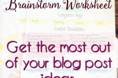 Get the Most out of Your Good Blog Post Ideas - Printable