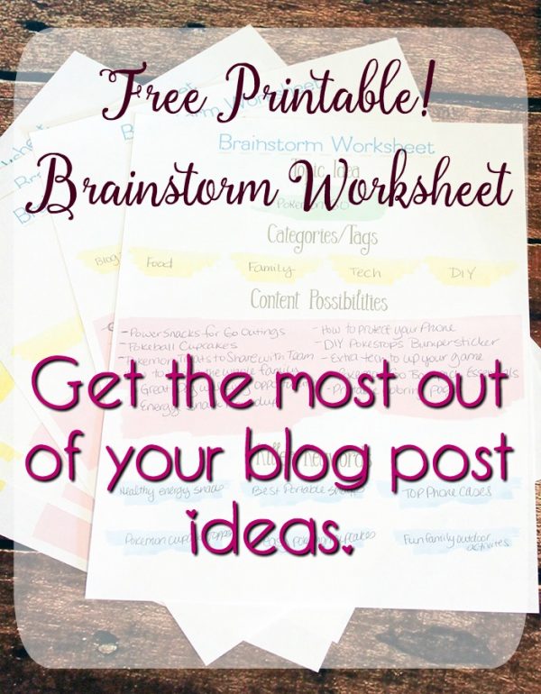 Get the Most out of Your Good Blog Post Ideas - Printable