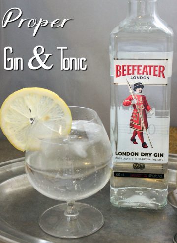 How to Make a Proper Gin and Tonic Recipe