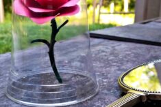Disney Crafts for kids - Beauty and the Beast Enchanted Rose