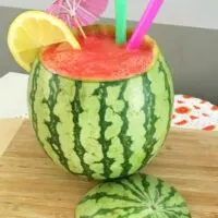 DIY Fresh Watermelon Cocktails - Easy Fruit Slushies