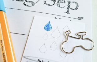 Track water intake with this free printable