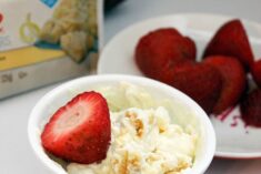 Lemon Cake Yogurt Fruit Dip Recipe for One