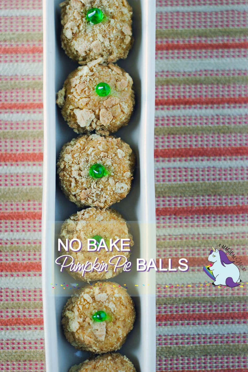 No Bake Pumpkin Pie Balls Recipe | A Magical Mess